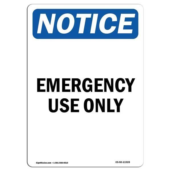 Safety Sign, OSHA Notice, 5